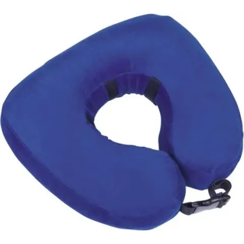 Nobby - Opblaasbare beschermkraag - blauw - Groot - 34,5-41 cm