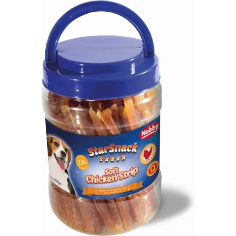 NOBBY - STARSNACK SOFT CHICKEN STRIP KIP 2 X 450 GRAM