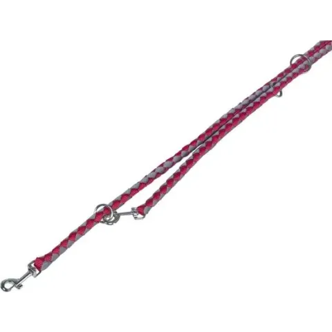 Nobby trainingslijn corda rood grijs 200x 1,2 cm