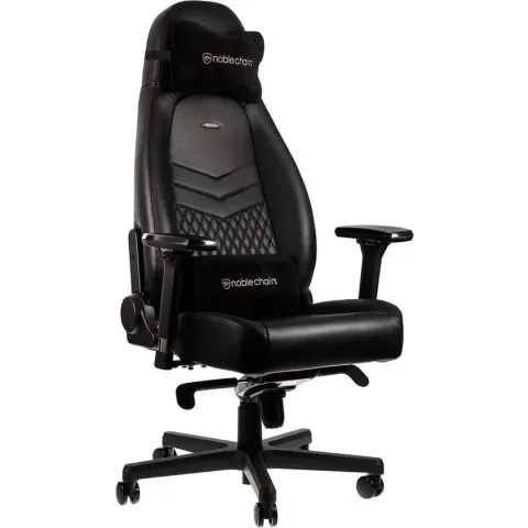 Noblechairs ICON Series  Black (Echt Leder)