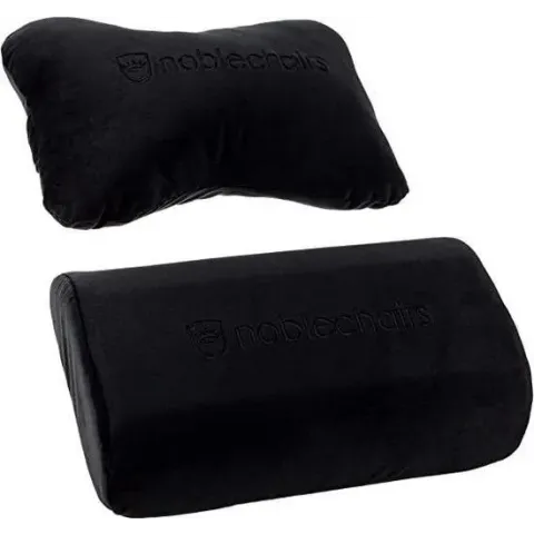 Noblechairs Kussenset nek- en lendensteun voor Epic, Icon, Hero gamestoel zwart/zwart