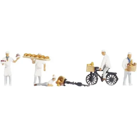 NOCH H0 figuren Aan het werk Geverfd, Staand