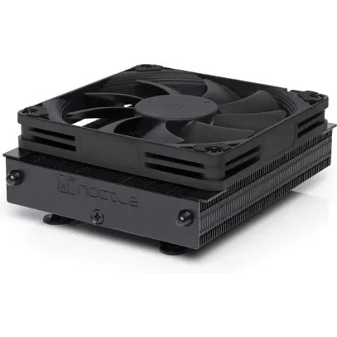 Noctua NH-L9A-AM4 chromax.black - Koeler voor processor - 92 mm - low profile - Socket AM4 - zwart
