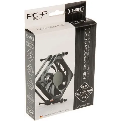 Noiseblocker BlackSilentPro PC-P Computer behuizing Ventilator