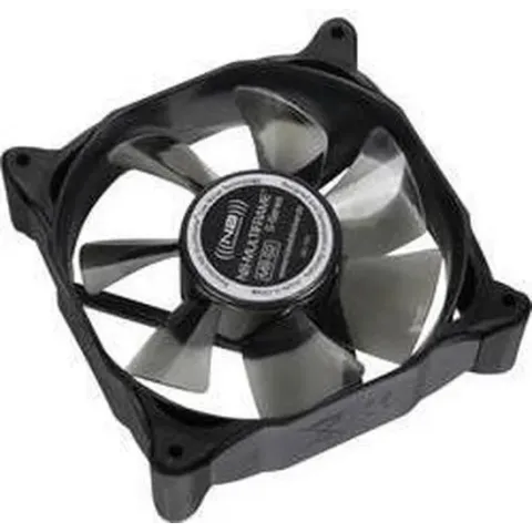 NoiseBlocker Multiframe M8-S2 PC-ventilator Zwart, Grijs (transparant) (b x h x d) 80 x 80 x 25 mm