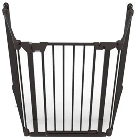 Noma Configure gate Veiligheidshekje - 3 panelen - 64 t/m 197,5 cm - Zwart