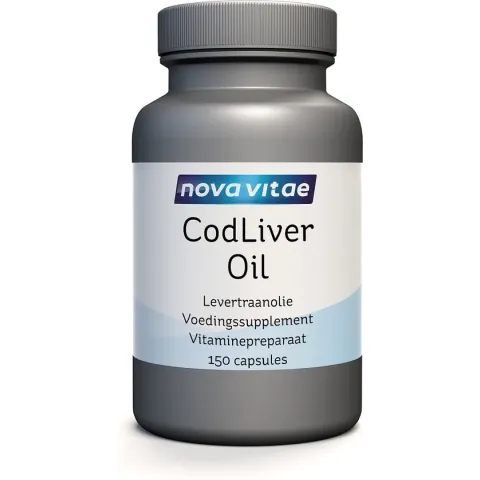 Nova Vitae - Levertraanolie - Cod Liver Oil - 150 capsules