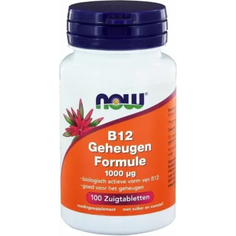 Now B-12 Geheugen Formule - 100 Tabletten -  Vitaminen