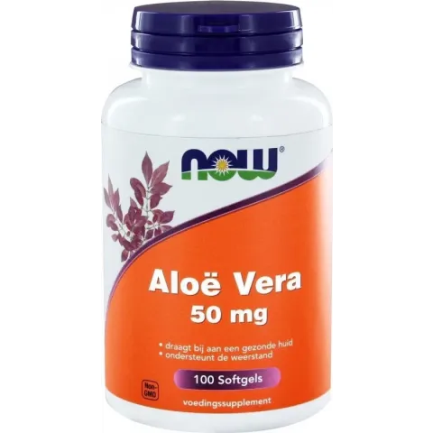 Now Foods - Aloë Vera Concentraat 50 mg - 100 Softgels