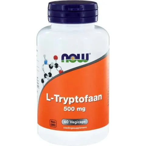 Now Foods - L-Tryptofaan 500 mg - Essentieel Aminozuur - 60 Vegicaps