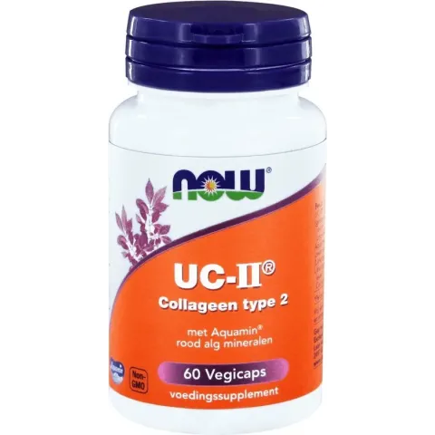 Now Foods - UC-II Collageen Type 2 - Met Aquamarin Roodalg Mineralen - 60 Vegicaps