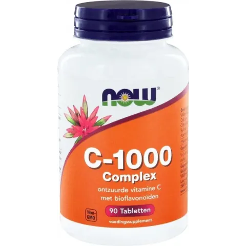 Now Foods - Vitamine C-1000 Complex (Buffered) - Met 250 mg Bioflavonoïden - 90 Tabletten