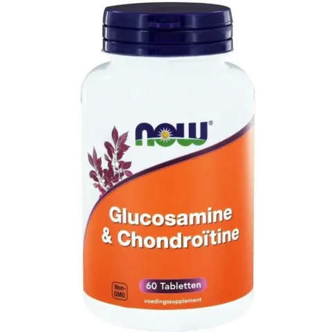 NOW Glucosamine & Chondroïtine - 60 Tabletten - Voedingssupplement