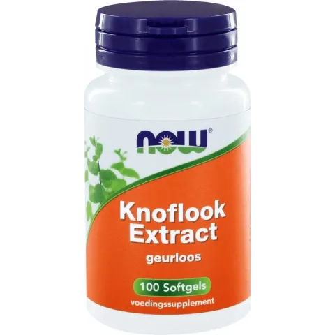 NOW  Knoflook extract - 100 softgels