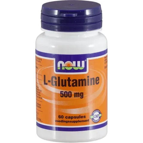 Now L-Glutamine 500 mg Capsules 60 st
