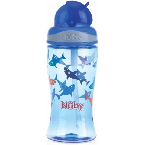 Nûby - Flip-It drinkbeker uit Tritan™- Blauw - 360ml - 3jaar+