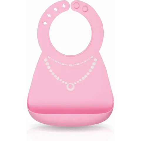 Nûby - Silicone Slabbetje met prinses design - 3m+