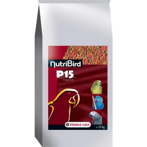 Nutribird P15 Tropical Onderhoudsvoeder Papegaaienvoer - Binnenvogelvoer - 10 kg