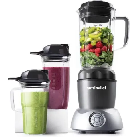 NutriBullet Select 2.0 - Blender - 1000 watt - To-Go Drinkbekers - Warme en Koude Bereidingen - 10-delige set - Power Blender