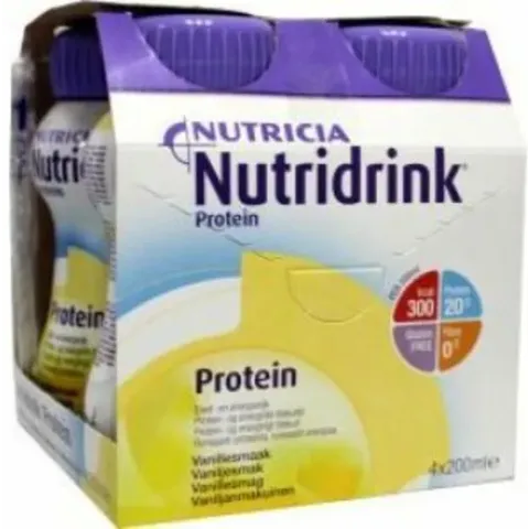 Nutricia Nutridrink Protein Vanilla 4 X 200 Ml