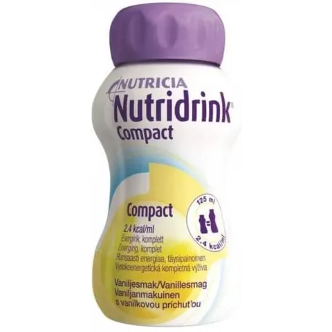 Nutridrink Compact Vanille - 4 x 125 ml