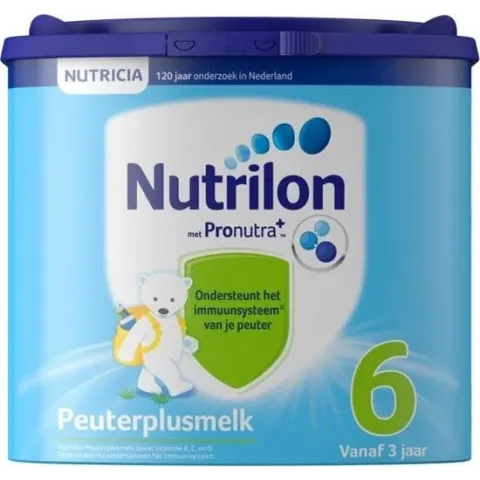 Nutrilon Peuterplusmelk 6 - vanaf 3 jaar - Flesvoeding - 400 gram