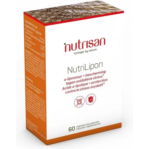 Nutrisan Nutrilipon Vegetarische Capsules A-liponzuur + Bescherming 60capsules