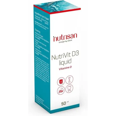 Nutrisan Nutrivit D3 Liquid Vloeibaar Vitamine D 100ml