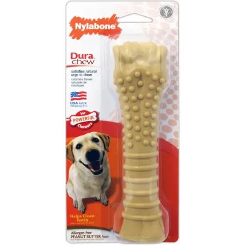 Nylabone Dura Chew Voor Harde Bijters Pindakaassmaak VANAF 23 KG