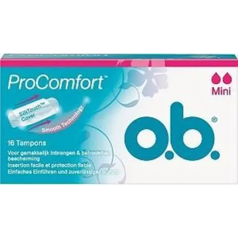 O.B. ProComfort Mini Dynamic Fit Tampons - 16 stuks