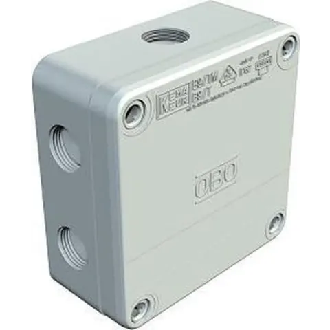 OBO Bettermann 2001802 Aftakkast (l x b x h) 50 x 110 x 110 mm Grijs IP67