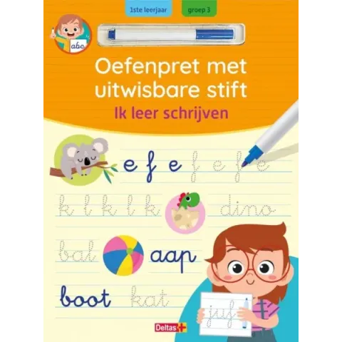 Oefenpret Met Uitwisbare Stift Ik Leer Schrijven