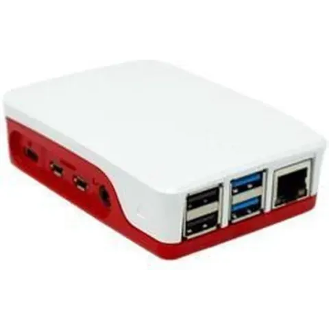 Officiële Raspberry Pi 4 behuizing - Roze-Wit