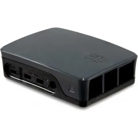 Officiële Raspberry Pi 4 behuizing Zwart-Grijs