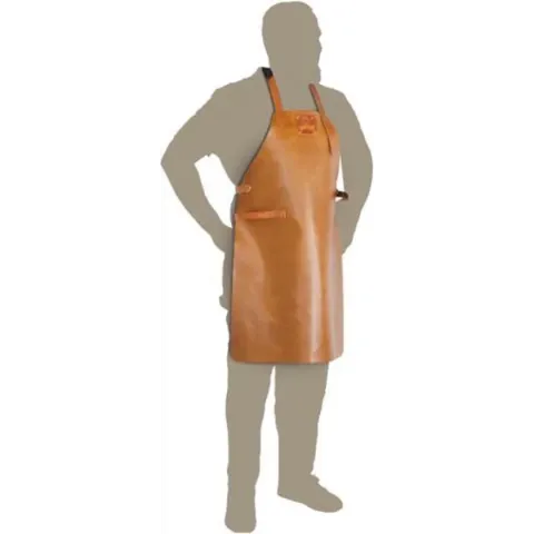 OFYR barbecue schort - Ofyr - Staal - Bruin