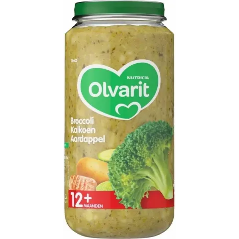 Olvarit Maaltijd 12m Broccoli Kalkoen Aardappel 250 gram