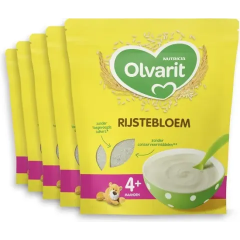 Olvarit Rijstebloem - geschikt vanaf 4+ maanden