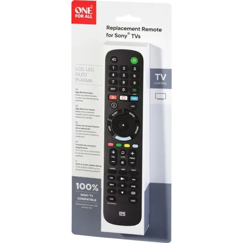 One For All URC4912 Sony Replacement Remote