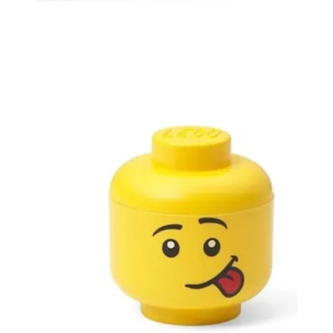 Opbergdoos LEGO-hoofd Silly, Geel - Polypropyleen - LEGO