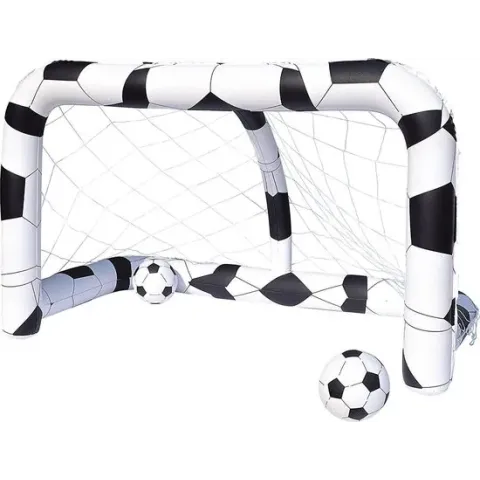 Opblaasbaar Voetbaldoel met 2 opblaasbare ballen (Bestway)Bestway