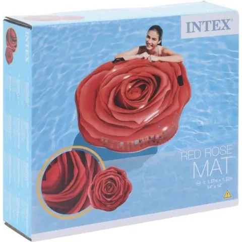 Opblaasfiguur - Rode roos - 137x132cm