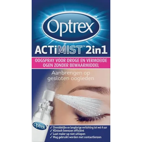 Optrex ActiMist 2in1 Oogspray - Droge en Geïrriteerde Ogen - 10 ml