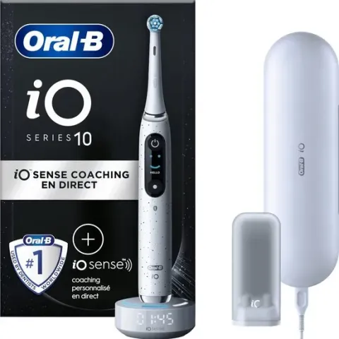 Oral-B iO 10 - White - Elektrische Tandenborstel - Ontworpen Door Braun