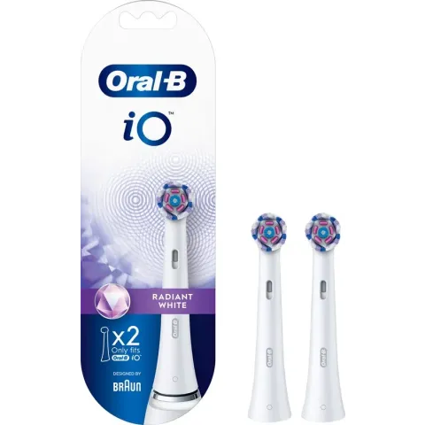 Oral-B iO Radiant White 2 stuk(s) Wit