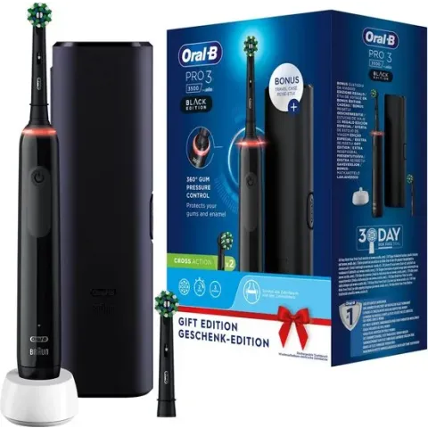 Oral-B Pro 3 3500 Volwassene Roterende tandenborstel Zwart
