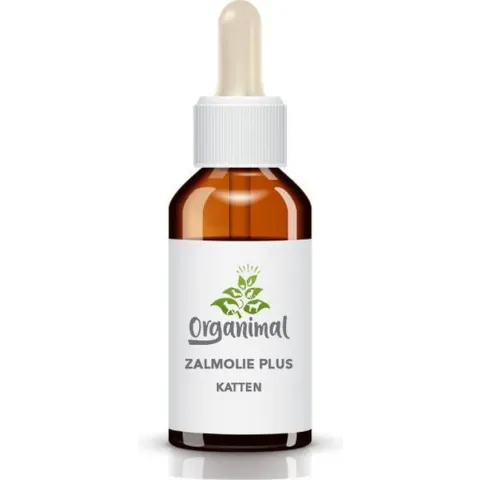 Organimal - Zalmolie Plus 50ml - Katten - o.a. bij allergieën en ontstekingen & vacht en huid problemen