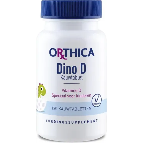 Orthica Dino D Kauwtablet (Vitaminen Kinderen) - 120 Kauwtabletten