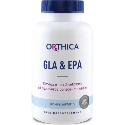Orthica - GLA & EPA - 180 Capsules - Visolie - Voedingssupplement