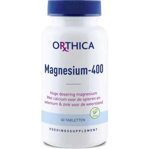 Orthica Magnesium 400 Voedingssupplement - 60 stuks