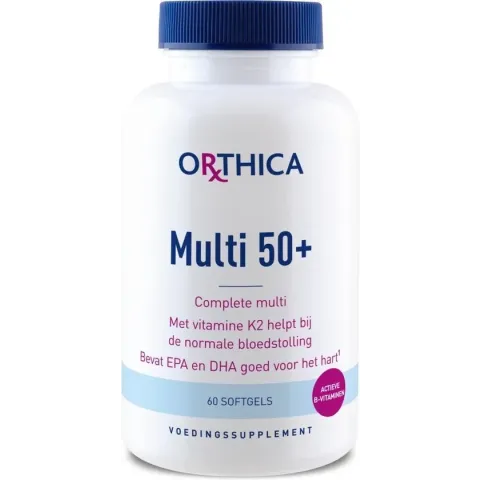 Orthica Multi 50+ (multivitamine-supplement) - 60 softgels